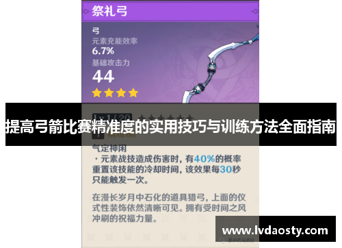 提高弓箭比赛精准度的实用技巧与训练方法全面指南